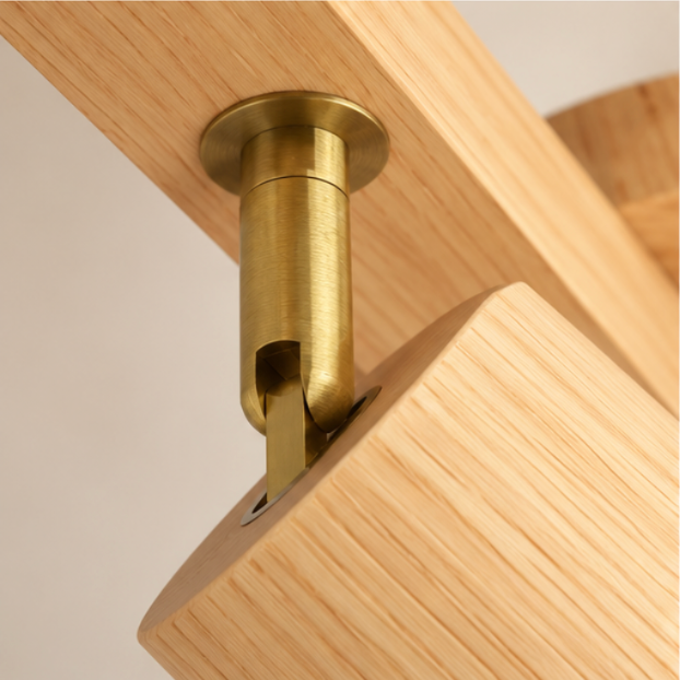 Plafonnier en bois à spots – 1 à 4 lumières