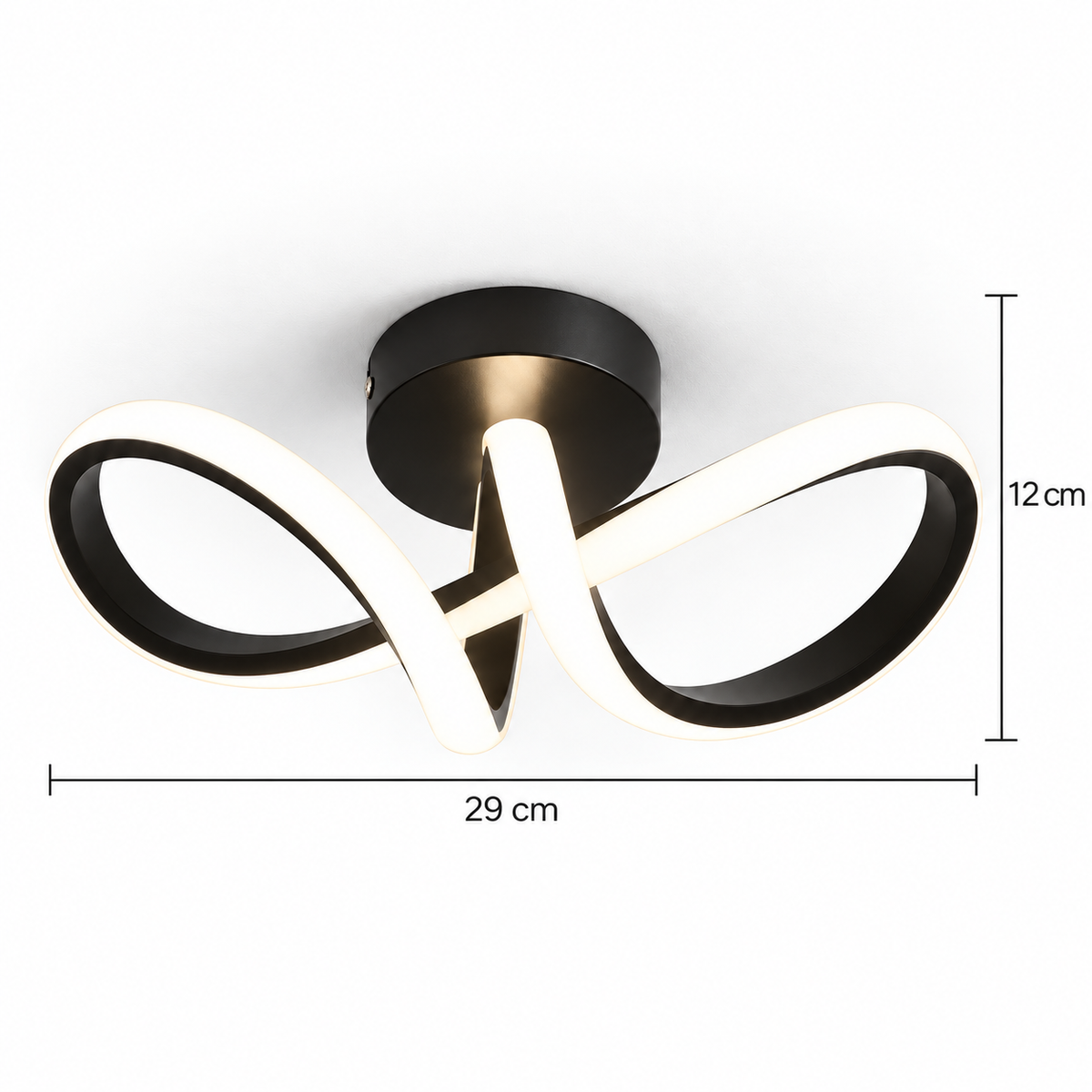 Plafonnier LED minimaliste pour couloir et entrée