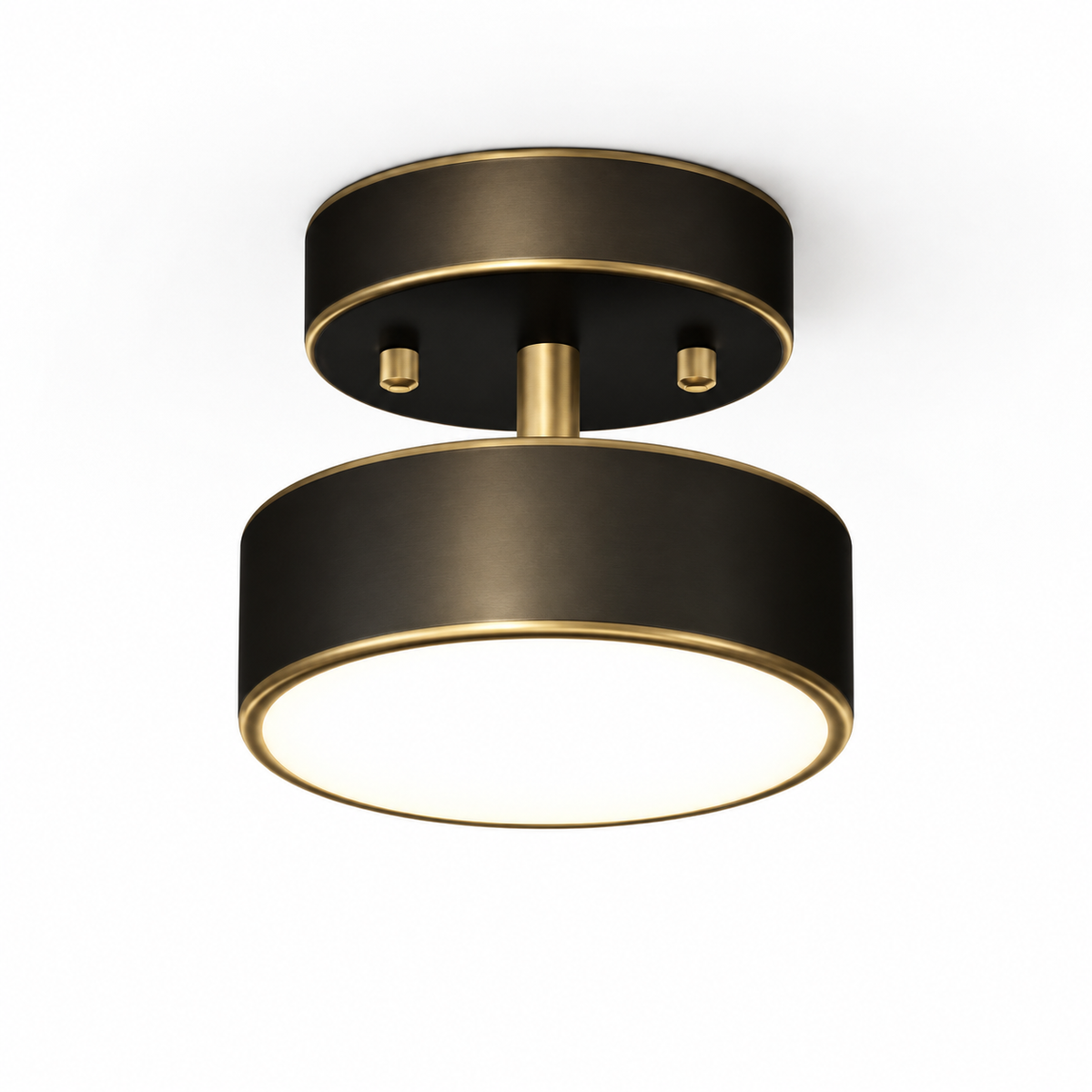 Plafonnier LED rond au design minimaliste