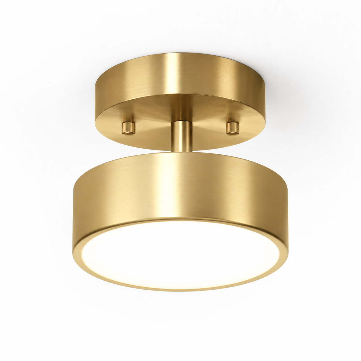 Plafonnier LED rond au design minimaliste