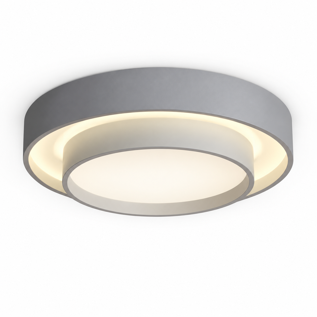 Plafonnier LED nordique au design épuré – Ø40 ou 50 cm