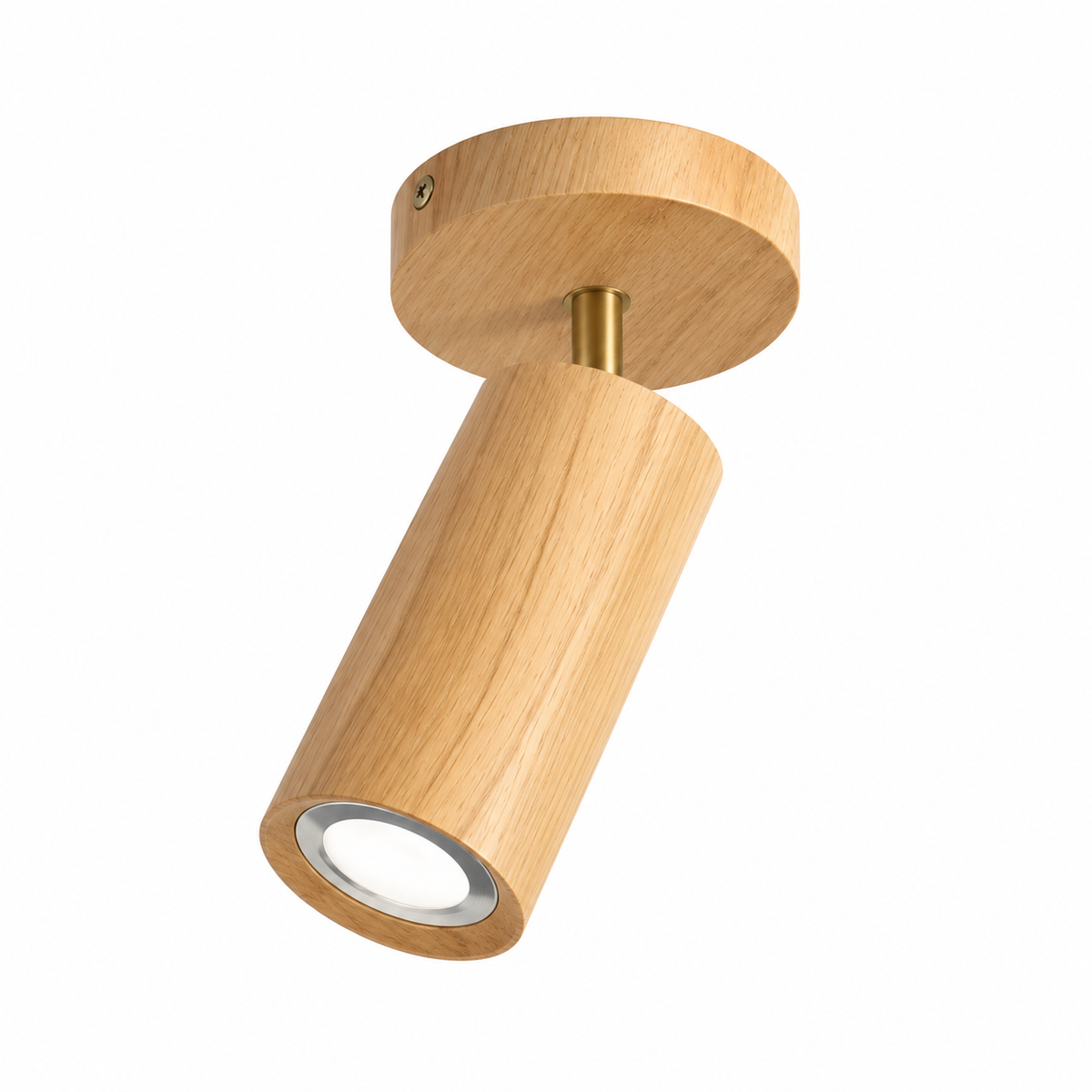 Plafonnier en bois à spots – 1 à 4 lumières