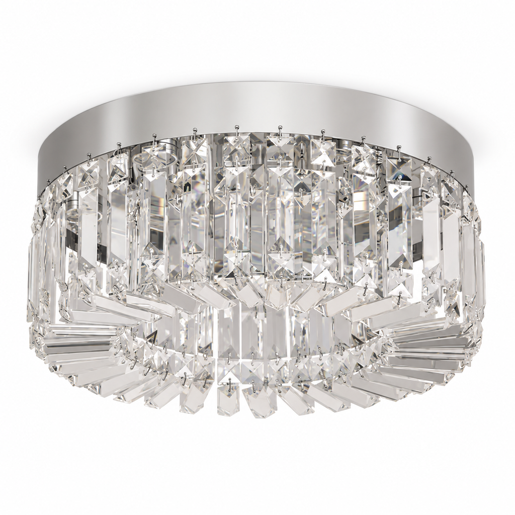 Plafonnier LED en cristal – 40 ou 50 cm