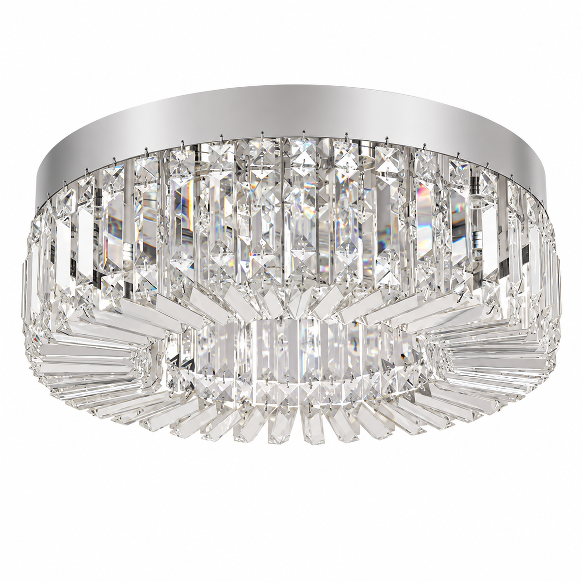 Plafonnier LED en cristal – 40 ou 50 cm