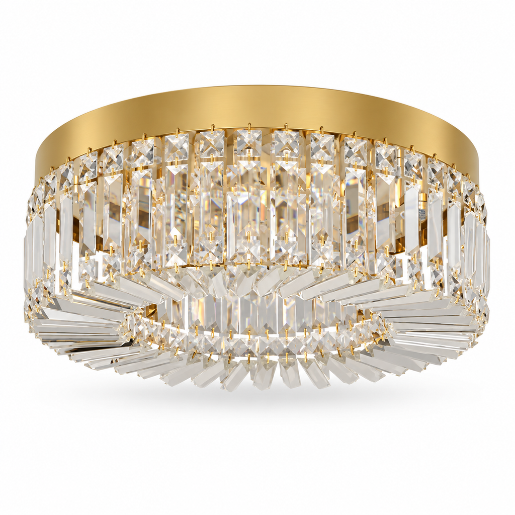 Plafonnier LED en cristal – 40 ou 50 cm