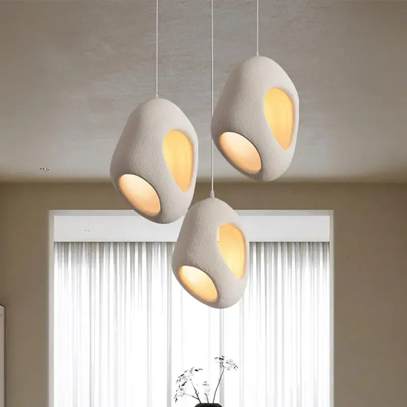 Suspension moderne design japandi