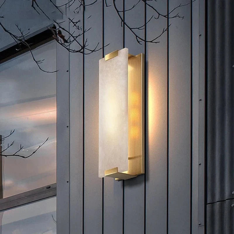 Applique murale marbre ampoule led G4