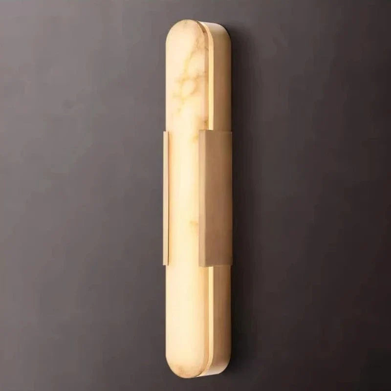 Applique murale marbre base cuivre