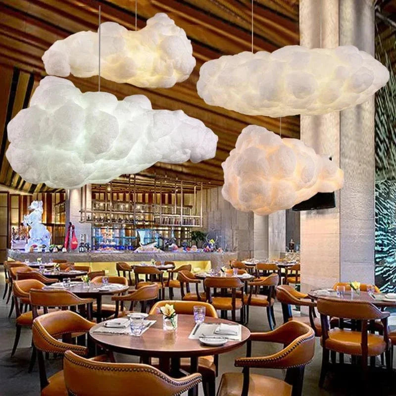 Lustre en forme de nuage