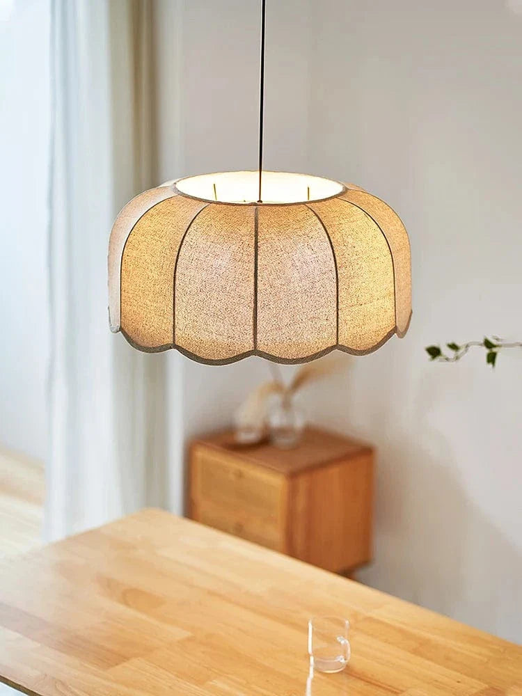 Suspension en tissu style classique
