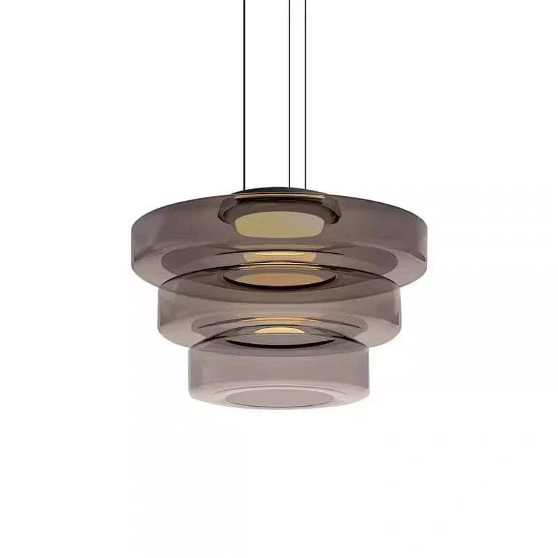 Suspension en verre design