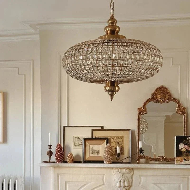 Suspension orientale en cristal