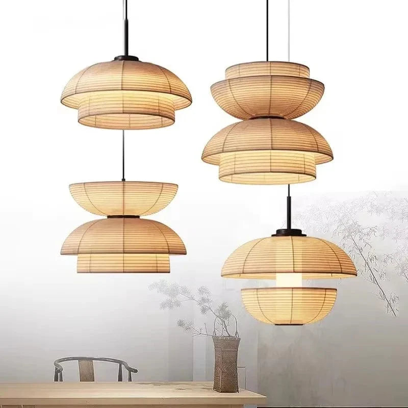 Suspensions Japonaise en papier Wabi-Sabi